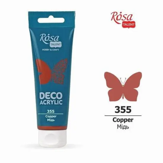 Rosa Talent Metallic Deco Acrylic Paint, 75mL 355 Copper {3}