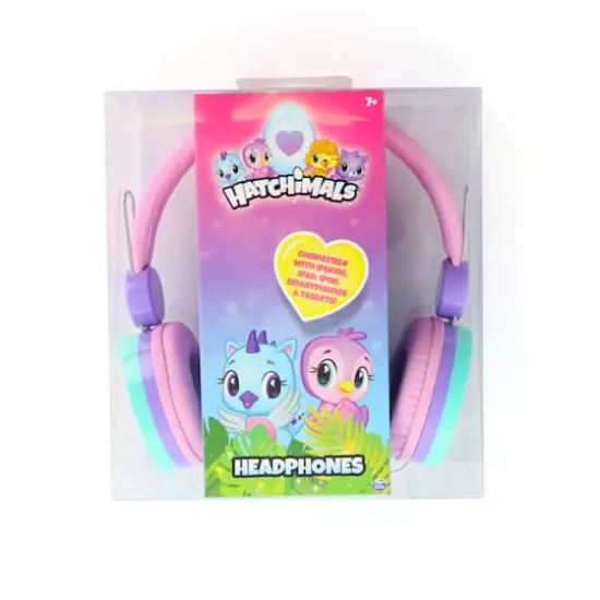 Hatchimals Pink High Quality Wired Headphones {5}