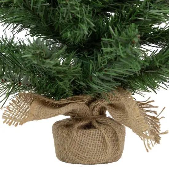 18" Unlit Pine Artificial Christmas Tree {7}