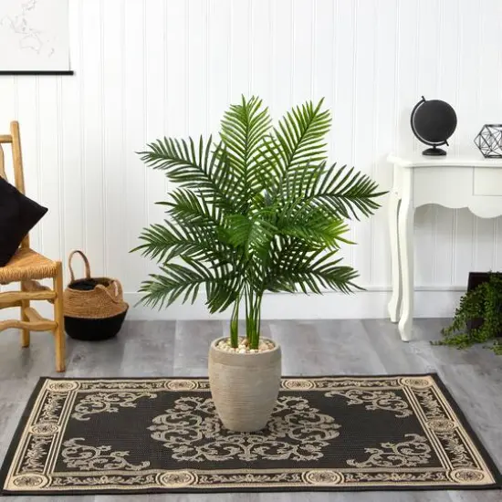 3.5ft. Areca Palm Tree in Sand Colored Planter {4}