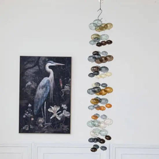 Hello Honey&reg; 4ft. Brown Azure Bubbles Hand-Blown Glass Garland {6}