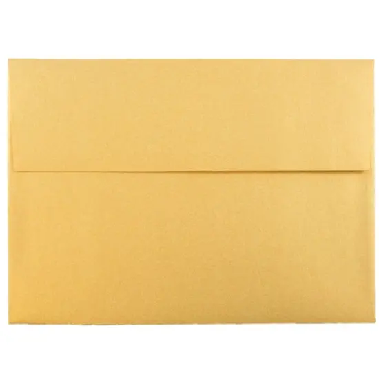 JAM Paper A7 Metallic Invitation Envelopes, 50ct. Gold Stardream {1}