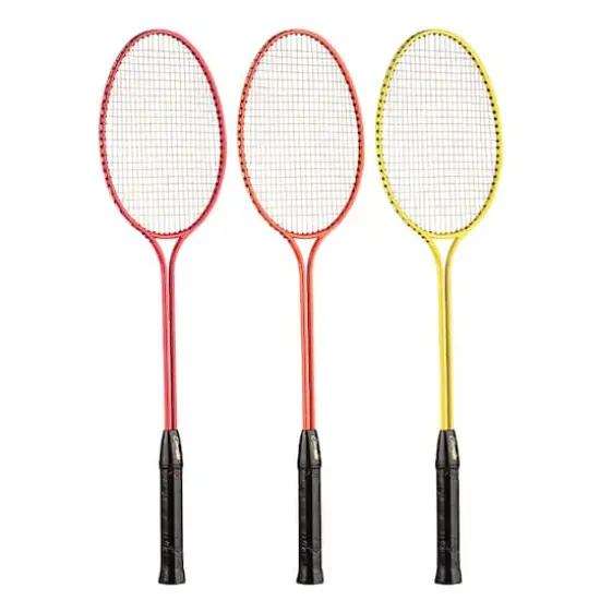 Champion Sports Tempered Steel Twin Shaft Badminton Racket Set {3}