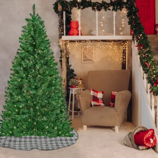 6ft. Pre-Lit Acacia Artificial Christmas Tree, Clear Lights {3}