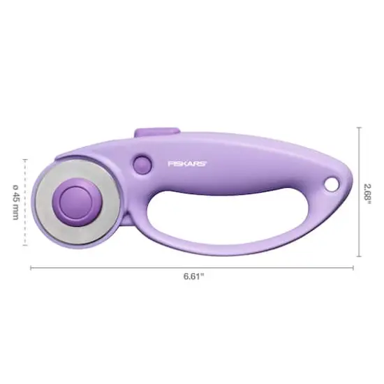 Fiskars&reg; 45mm Ultra Lilac Loop Rotary Cutter {5}
