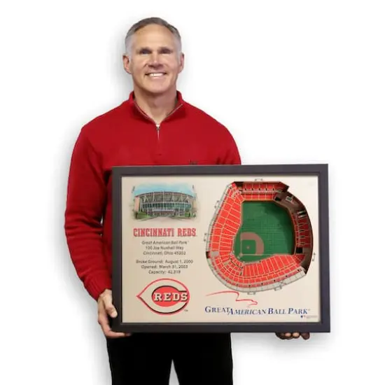 MLB 25-Layer StadiumView Wall Art Cincinnati Reds {6}