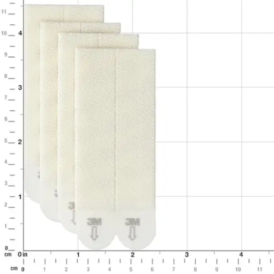 Command&trade; White Large Bath Picture Hanging Strips {5}