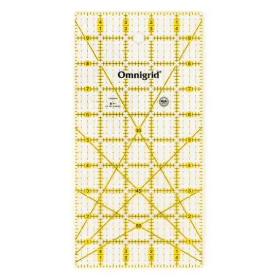 Omnigrid&reg; 5" x 10" Rectangle Quilting & Sewing Ruler {1}