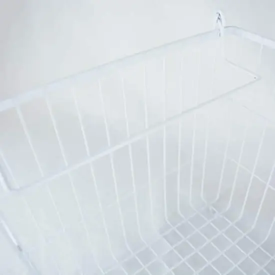 DII&reg; Large Rectangle Metal Basket White {5}