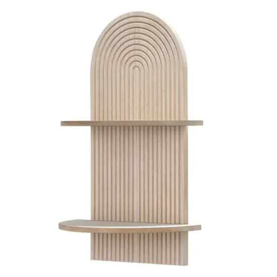 American Art Decor Lunar Ledges Wall shelf in Brown - 23.75" x 14" {1}