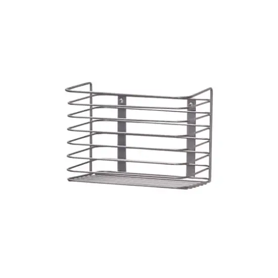 Household Essentials 7.9" Silver Door Mount Cabinet Organizer {1}