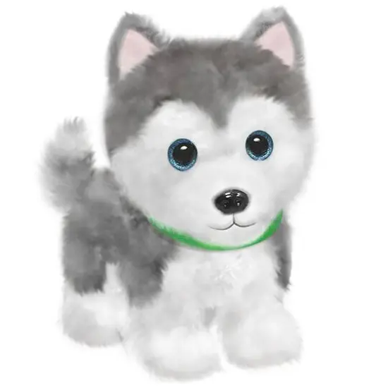 First and Main Wuffles 7" Huskie Plush Dog {1}