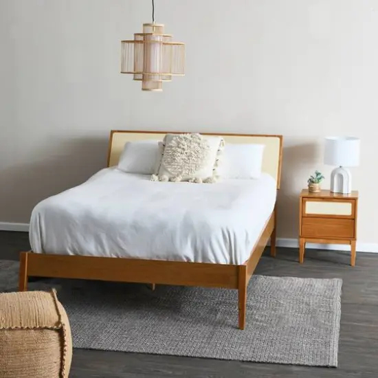 Hello Honey&reg; 19.5" Boho Tiered Bamboo Chandelier Brown {8}