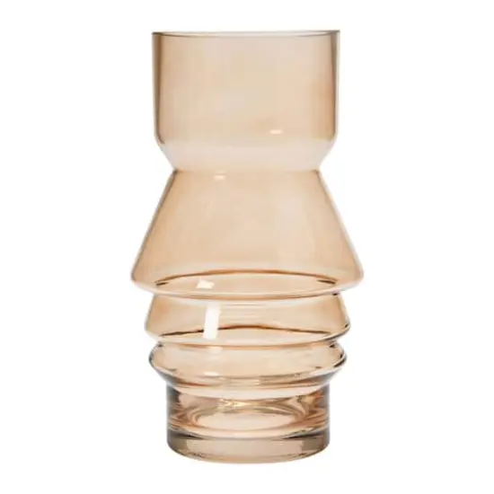 Hello Honey&reg; 11" Brown Glass Vase {4}