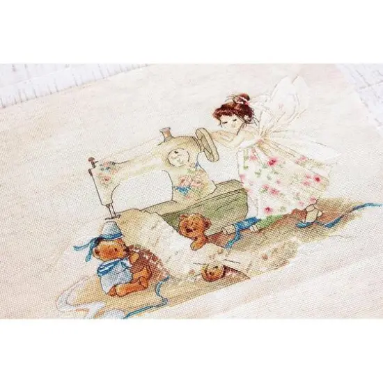 Luca-s The Fairy-Needlewoman Counted Cross Stitch Kit {6}