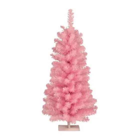 3ft. Unlit Pink Pine Artificial Christmas Tree {1}