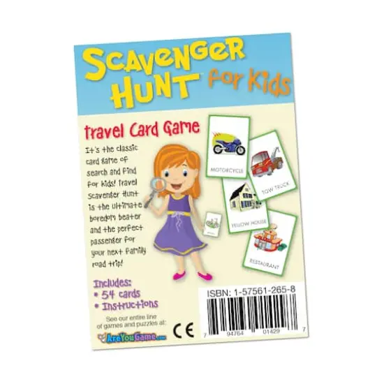 Scavenger Hunt For Kids - Travel Card Game {4}