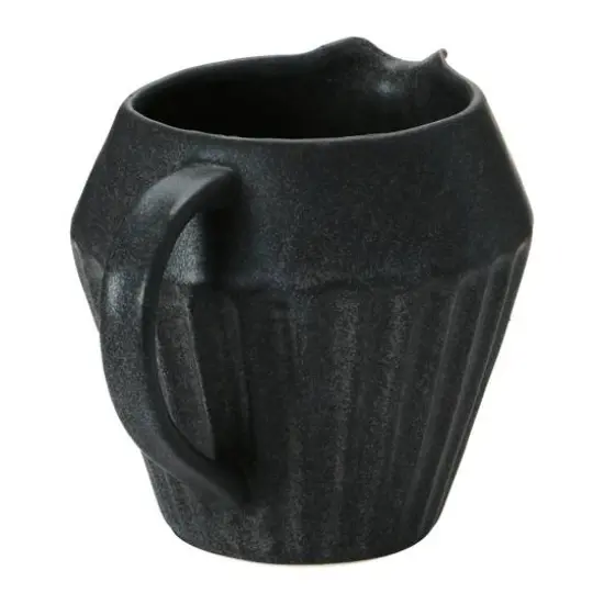 Hello Honey&reg; 14oz. Matte Black Glazed Stoneware Creamer {7}