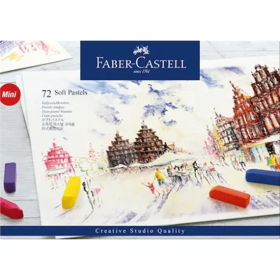 Faber-Castell&reg; Creative Studio 72 Color Soft Pastel Set {3}