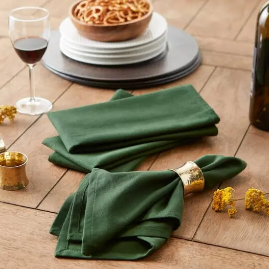 DII&reg; Oversized Napkin, 6ct. Hunter Green {6}