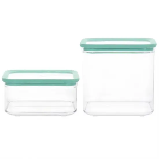 Martha Stewart Plastic Stackable Container Set with Lids {1}