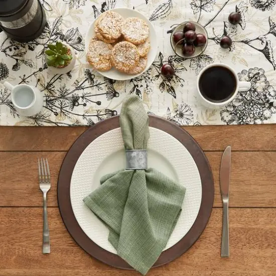 DII&reg; Variegated Napkin Set, 6ct. Artichoke Green {7}