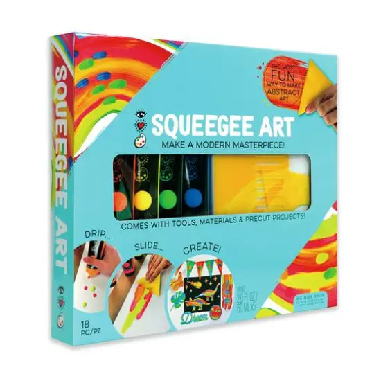 Squeegee Art Craft Kit {8}