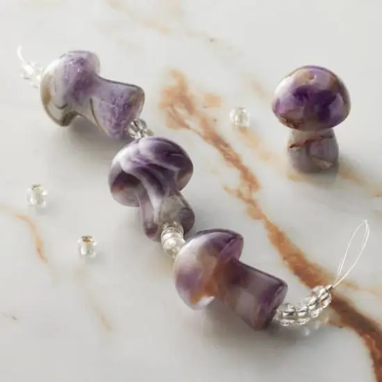 Amethyst Mushroom Beads, 20mm by Bead Landing&trade; {3}