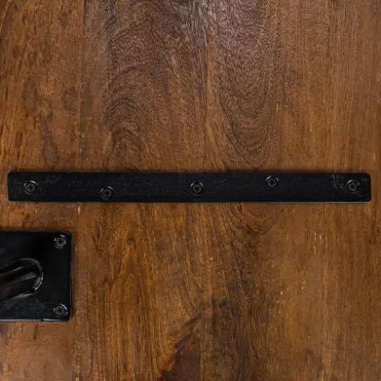 Hello Honey® Mid-Century Modern Wood & Metal Organic Shaped Nesting Table Set {11}