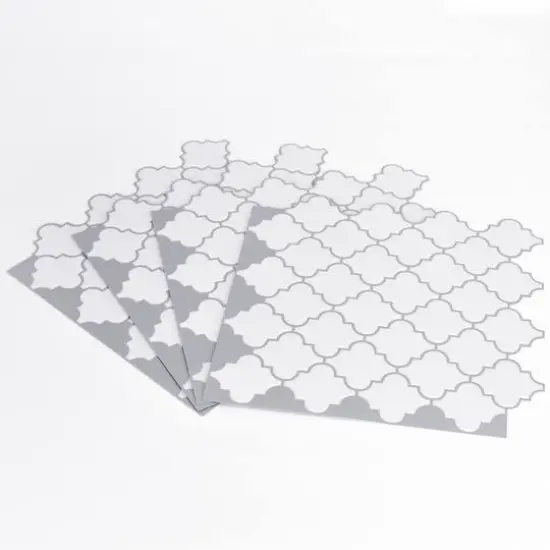 InHome Quatrefoil Peel & Stick Backsplash Tiles {10}