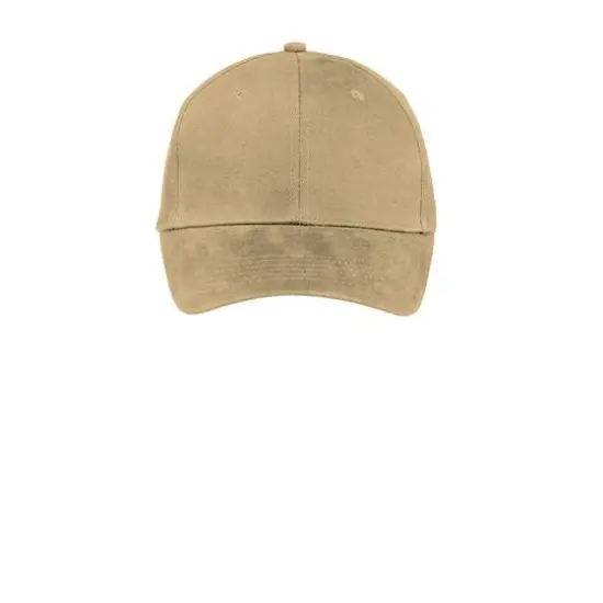 Port & Company&reg; Brushed Twill Cap Red {2}