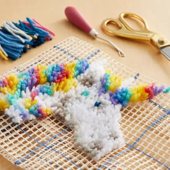 WonderArt&reg; Unicorn Latch Hook Kit {3}