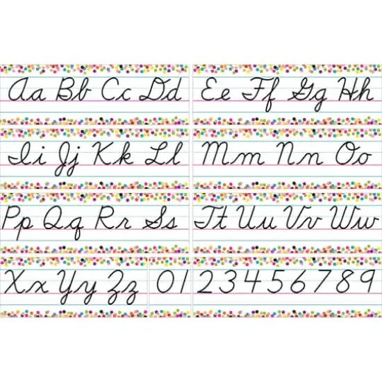 Teacher Created Resources Colorful Vibes Alphabet Line, 17ft. {1}