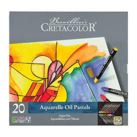 Cretacolor&reg; AquaStic 20 Color Oil Pastel Set {1}