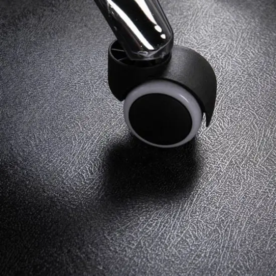 Mind Reader Black Office Chair Mat for Hardwood Floors {5}