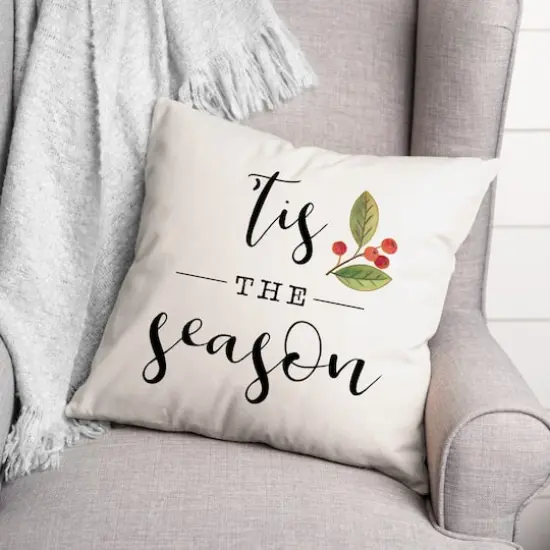 Tis the Season Throw Pillow {3}