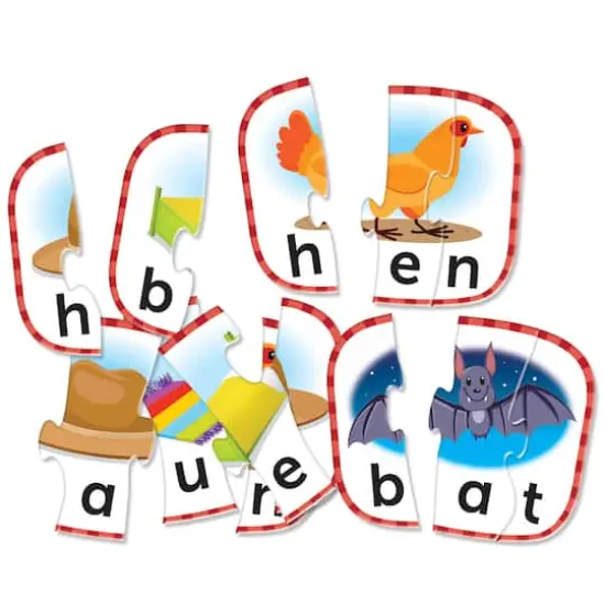 Learning Resources 3-Letter Word Puzzle Cards {4}