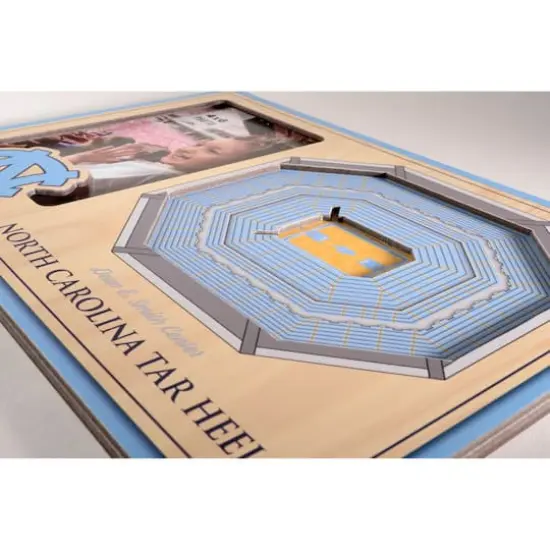 College Football 3D StadiumViews Picture Frame North Carolina Tar Heels {5}