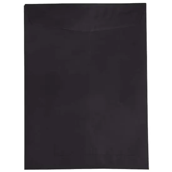 JAM Paper 9" x 12" Smooth Black Open End Catalog Envelopes, 100ct. {1}