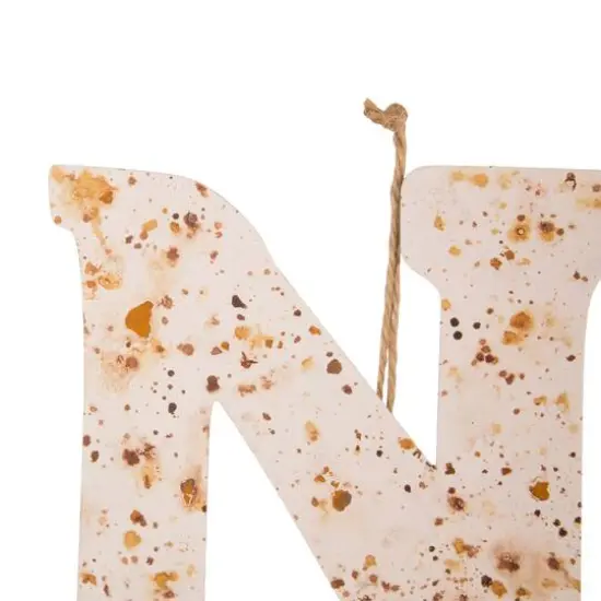 Glitzhome&reg; Metal Joy & Noel Yard Stake Set {6}