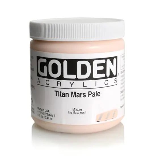 Golden&reg; Heavy Body Acrylic Paint, 8oz. Titan Mars Pale {1}