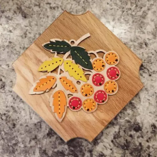 Orchidea Tissue Box Cover - Needlepoint (Halfstitch) Kit Rose {4}