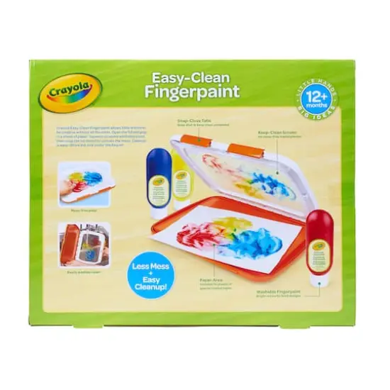 Crayola&reg; Easy-Clean Fingerpaint {4}