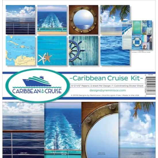 Reminisce Collection Kit 12"X12"-Caribbean Cruise {1}