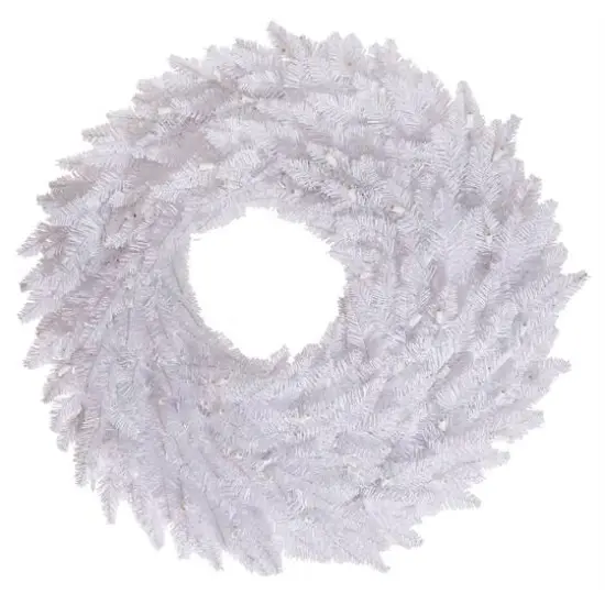 30" Unlit White Fir Artificial Christmas Wreath {1}