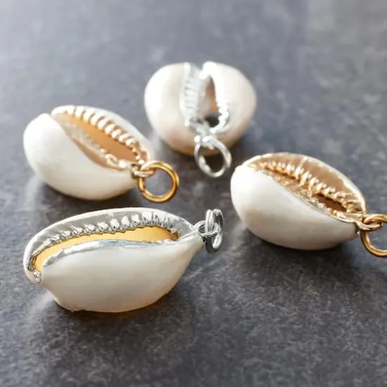Charmalong&trade; Gold & Rhodium Shell Charms by Bead Landing&trade; {3}