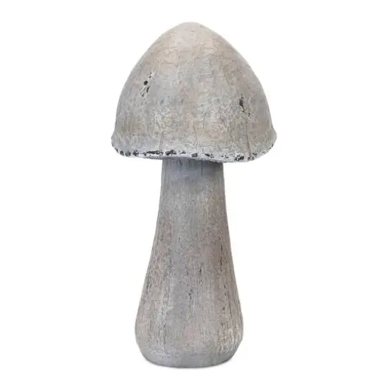 17" Faux Stone Mushroom Garden Accents. 2ct. {4}