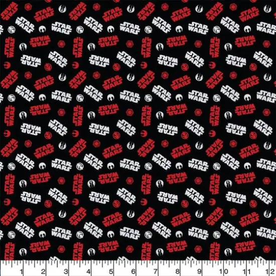 Star Wars&trade; 6 Tossed Icons Cotton Precut Fabric {3}
