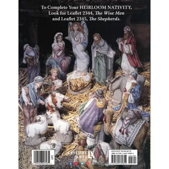 Leisure Arts&reg; The Holy Family Heirloom Nativity Book 1 {3}