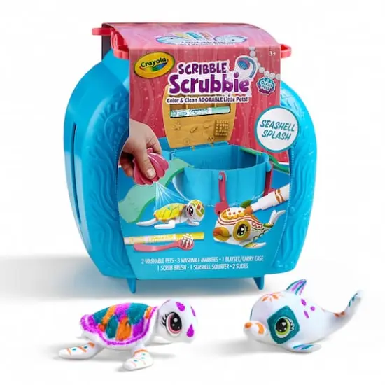 Crayola&reg; Scribble Scrubbie&reg; Ocean Pets Seashell Splash {4}